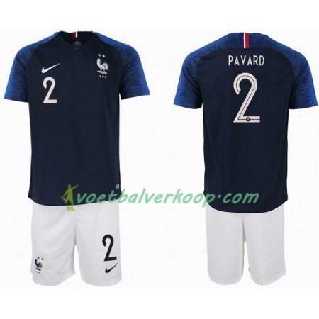 Frankrijk PAVARD 2 2 star Kind Thuistenue WK voetbal 2018
